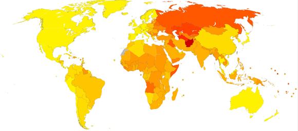 Cholesterol Cardiovascular map