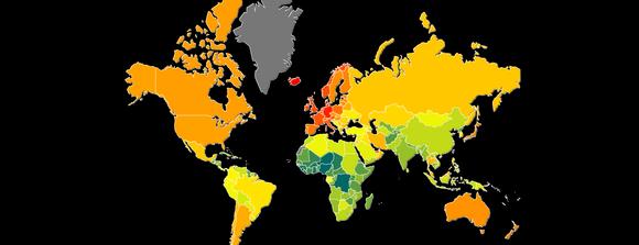 Cholesterol Intake Map